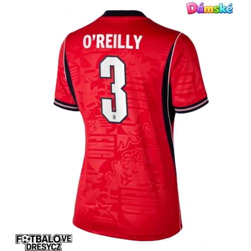 Anglie Nico O'Reilly #3 Dámské Venkovní Dres MS 2026 Krátký Rukáv Anglie Nico O'Reilly #3 Dámské Venkovní Dres MS 2026 Krátký Rukáv